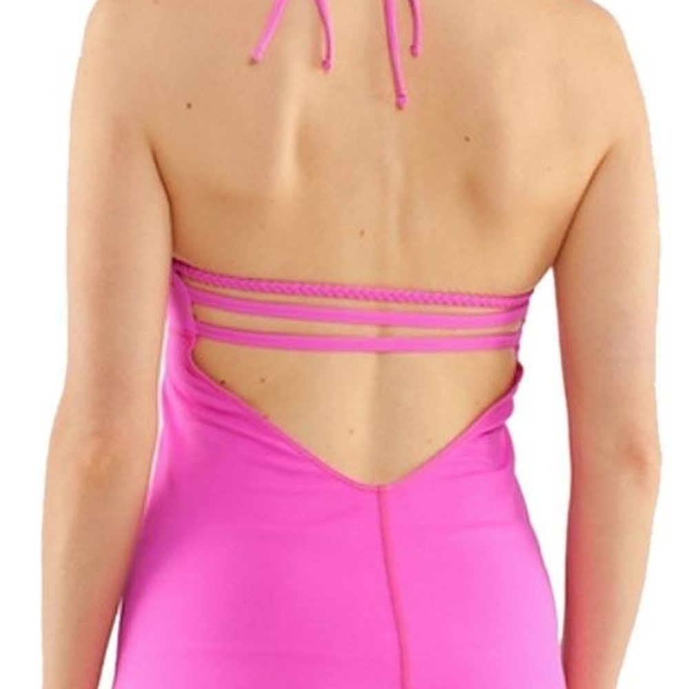 Lululemon Wandering Yogi Halter Tank in Pink - Picture 2 of 5